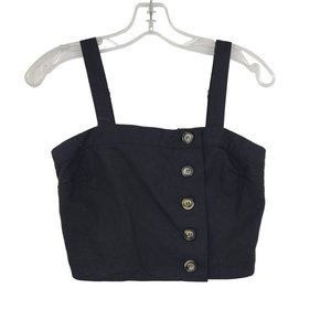 Sky & Sparrow Women's Sleeveless Top Black Size xS